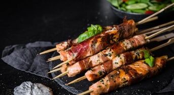 Kebab lososa